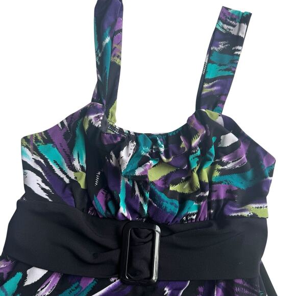 Vtg 90s Y2K Top Purple Babydoll Cami Whimsigoth Fairy Coquette Iz Byer S Retro - Picture 2 of 6